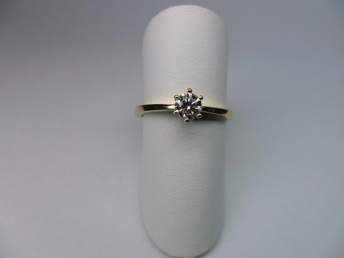 Solitaire 0.25 crt. Yellow Gold
